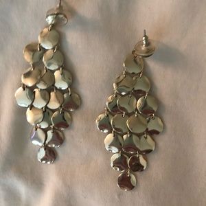 Silver NYE dangle earrings